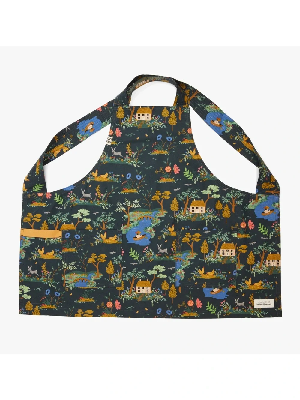 NEW HEDLEY & BENNETT X Rifle Paper Co. English Garden Smock Florals Apron